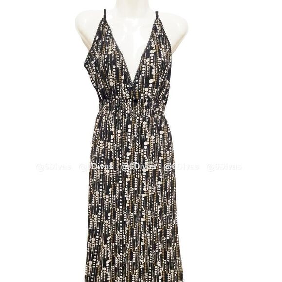 Polka Dot Spaghetti Strap Long Dress  Sizes S/M   M/L   - NWT - Picture 1 of 8